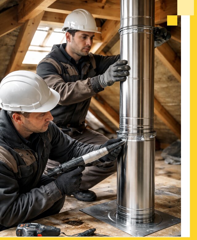 Монтаж дымоходов для каминов в Севастополе с гарантией качества