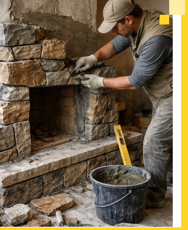 Изготовление и установка каменных каминов под ключ в Севастополе