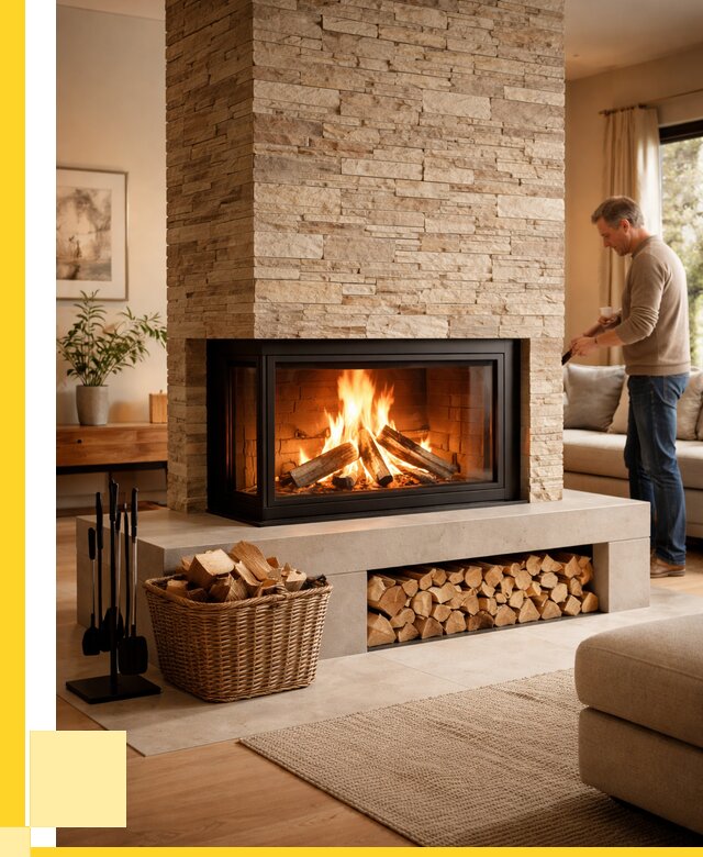 Дровяной камин под ключ в Севастополе от 206420 р. | ЭриданСев