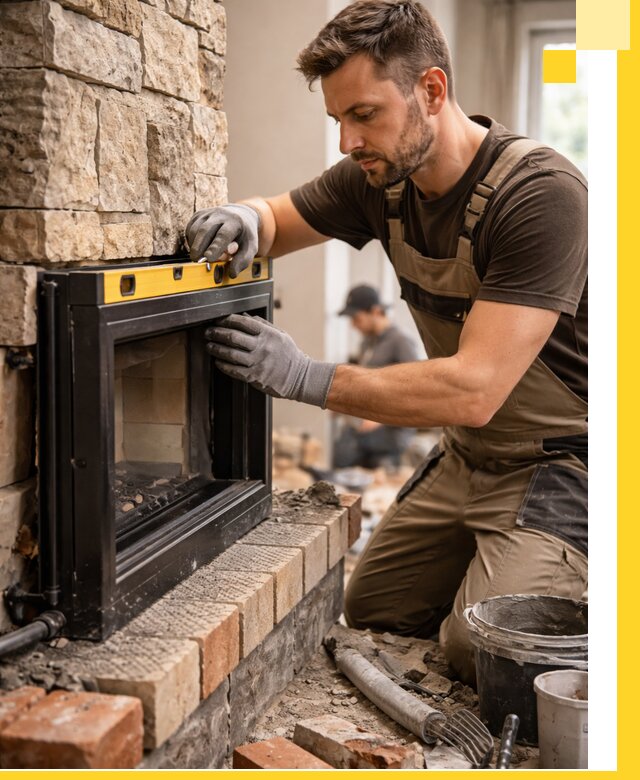 Дровяные камины под ключ в Севастополе: монтаж, обустройство