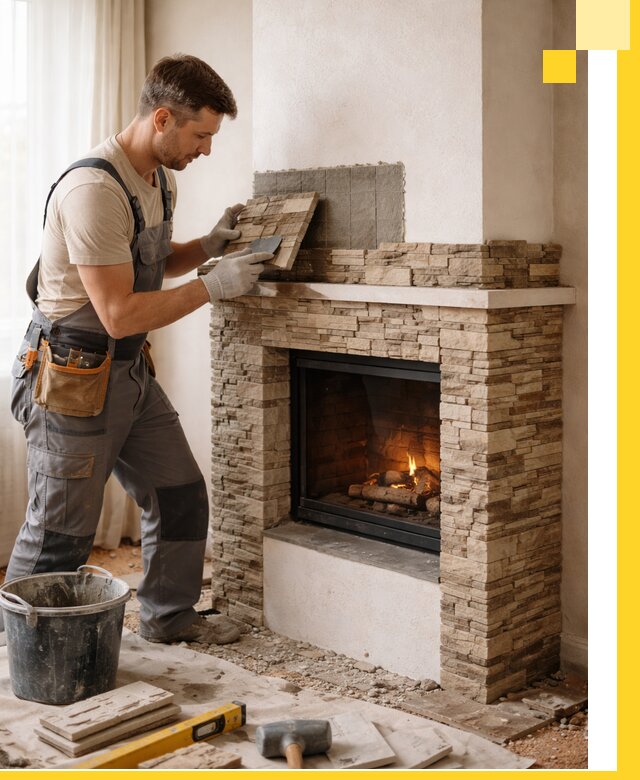 Изготовление и монтаж каминов для дома под ключ в Севастополе