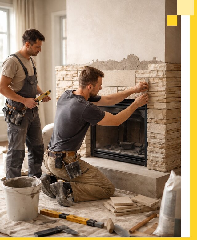 Установка и монтаж каминов для загородного дома в Севастополе