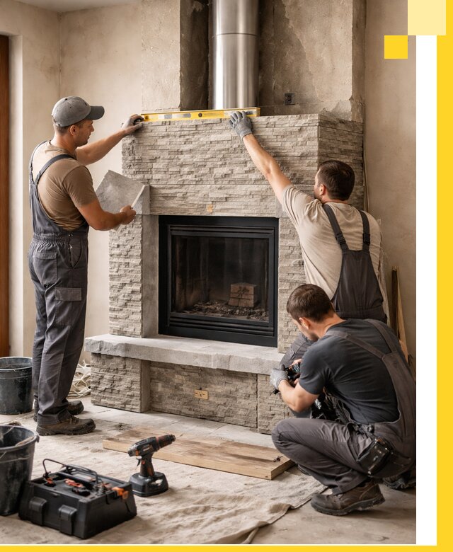 Профессиональный монтаж каминов под ключ в Севастополе для дома