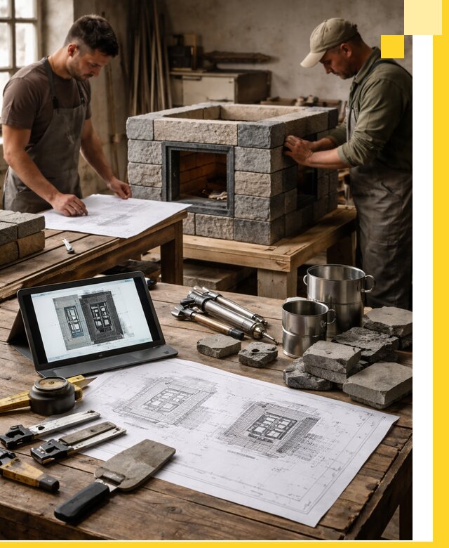 Разработка проектов печей с согласованием и монтажом в Севастополе