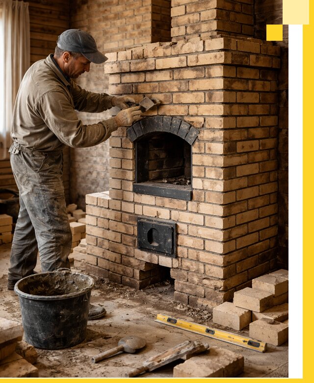 Кирпичные печи под ключ в Севастополе: проектирование и кладка