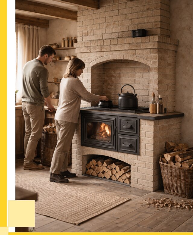 Печи с плитой в Севастополе от 46445 р. | ЭриданСев — кирпичная печь