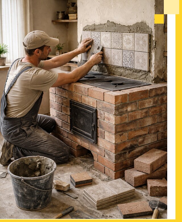 Печи с плитой на заказ монтаж гарантия и сервис в Севастополе