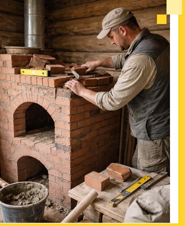 Изготовление и установка русских печей в Севастополе под ключ