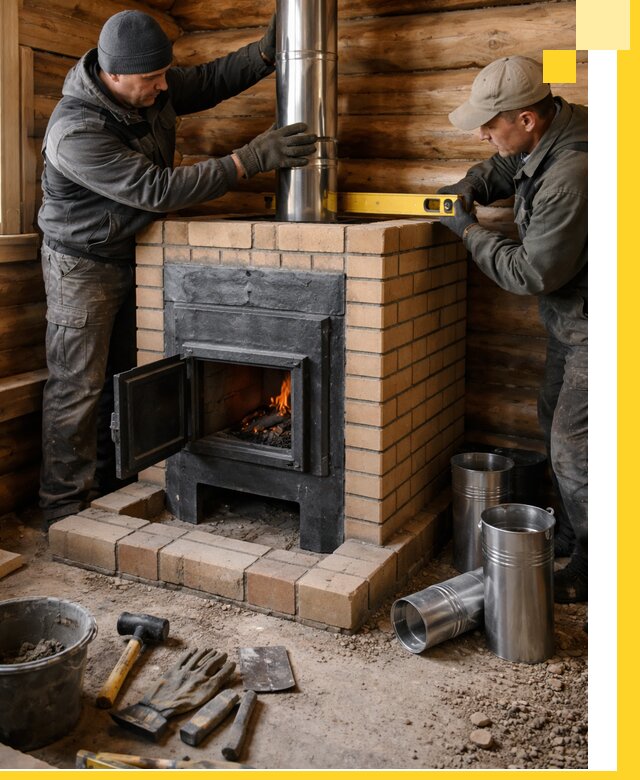 Проектирование, изготовление и установка банных печей в Севастополе