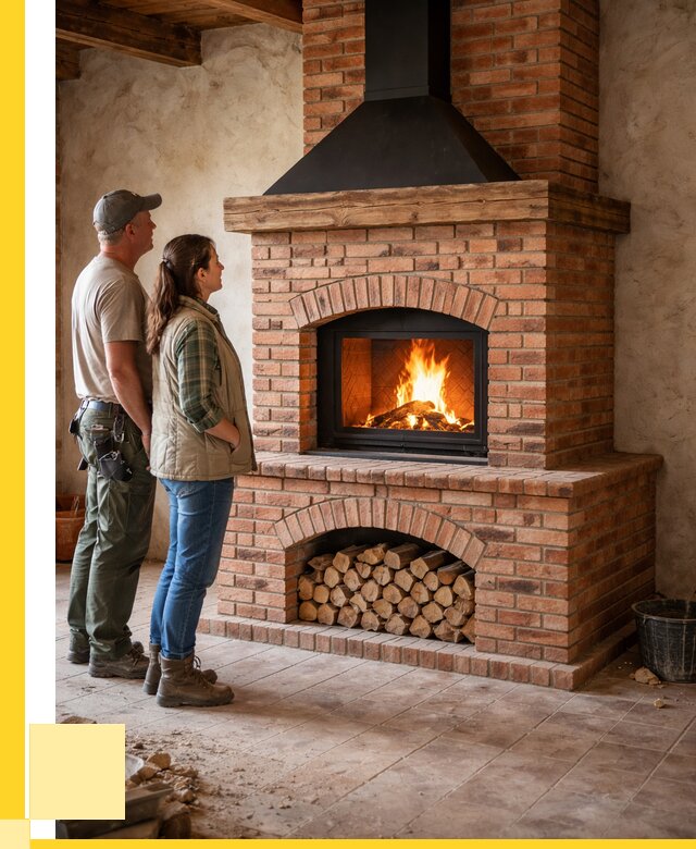 Печи камины из кирпича в Севастополе от 123852 р. | ЭриданСев