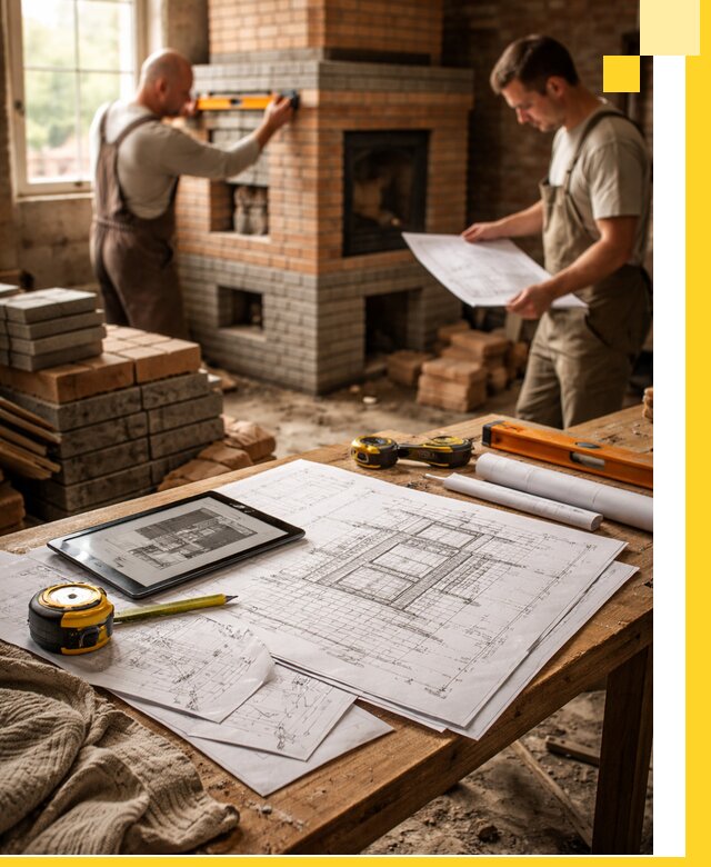 Проекты печей и каминов с индивидуальным дизайном в Севастополе