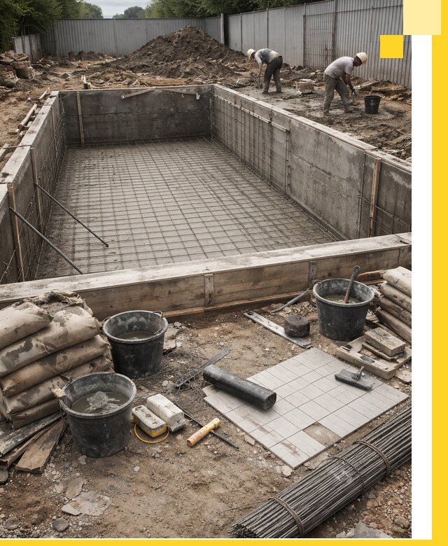 Строительство бассейнов под ключ в Севастополе, дизайн и монтаж