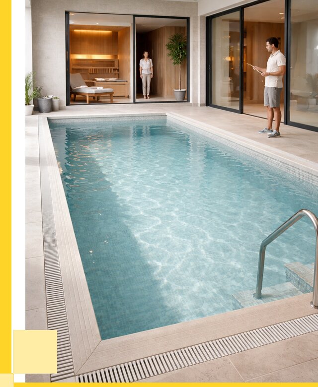 Отделка бассейна пленкой ПВХ в Севастополе от 3612 р. - ЭриданСев