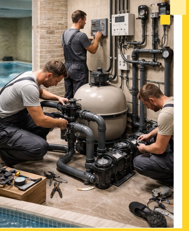 Комплексное оборудование для бассейнов под ключ в Севастополе