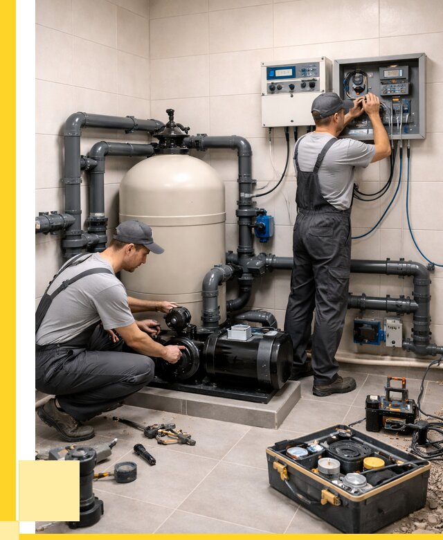 Монтаж оборудования для бассейнов в Севастополе от 41284 р. | ЭриданСев