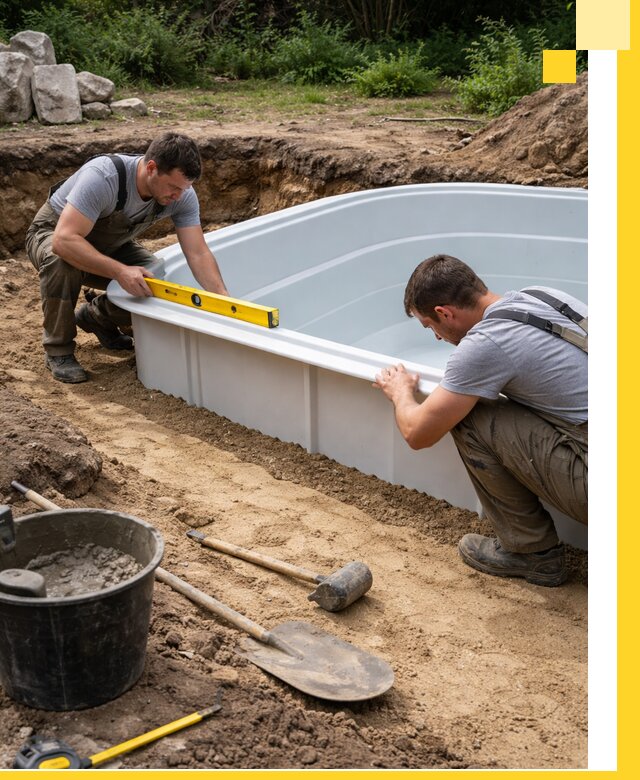 Производство и установка пластиковых бассейнов в Севастополе под ключ