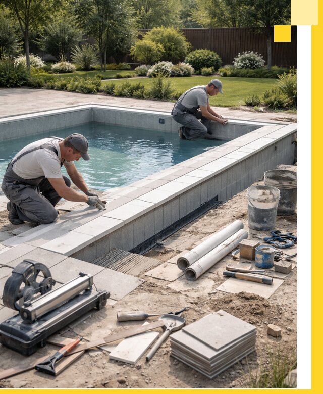 Строительство открытых бассейнов под ключ в Севастополе профессионально