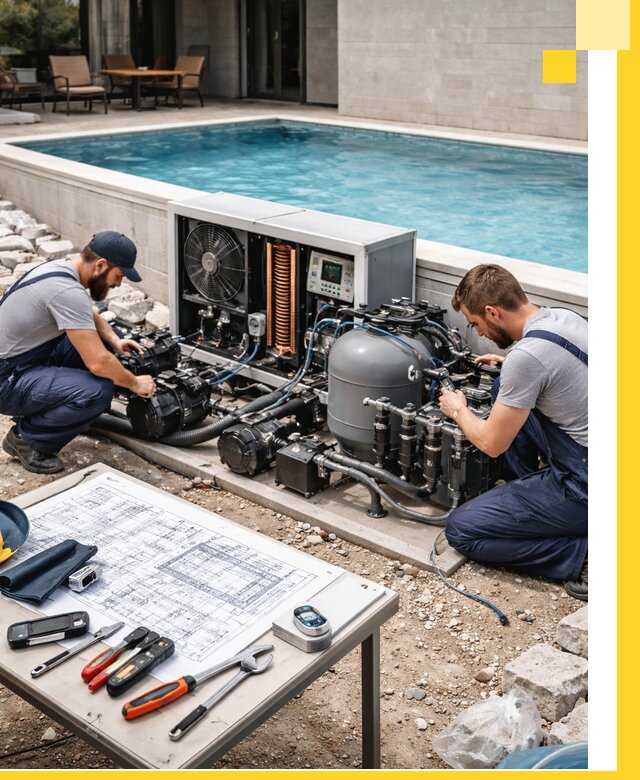 Проектирование и монтаж бассейнов с подогревом в Севастополе