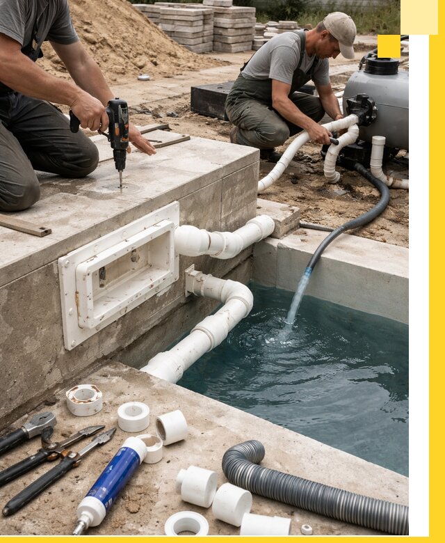 Строительство скиммерных бассейнов под ключ в Севастополе