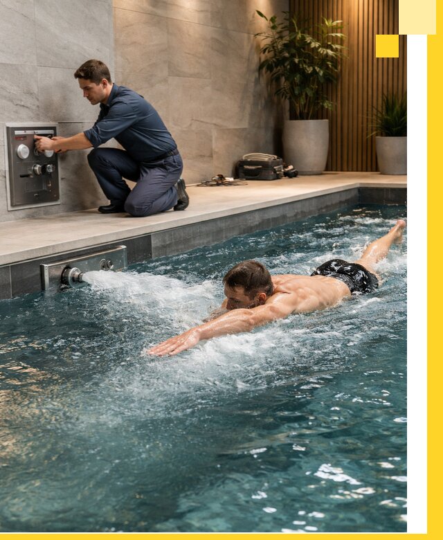 Проектирование и монтаж бассейнов с противотоком в Севастополе