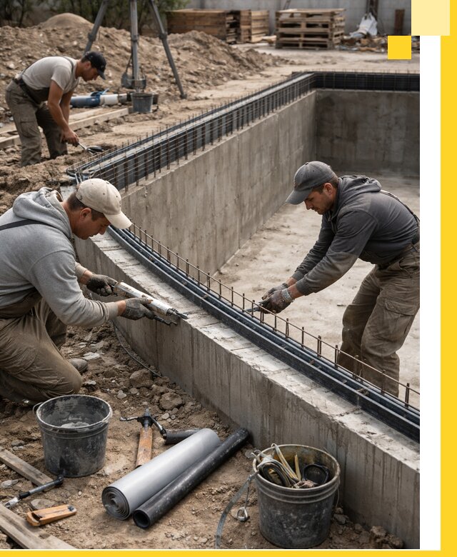 Качественный монтаж чаши бассейна в Севастополе под ключ с гарантией