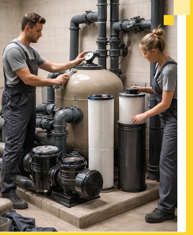 Фильтры и системы фильтрации для бассейнов в Севастополе