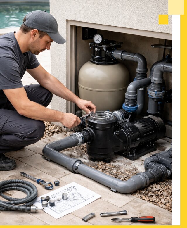 Поставка, монтаж и сервис насосов для бассейнов в Севастополе