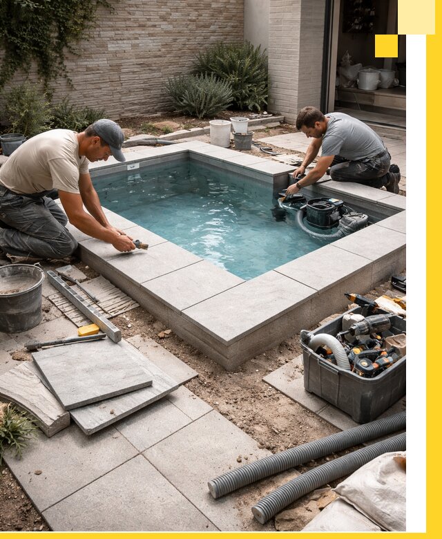 Мини бассейны под ключ в Севастополе, дизайн и установка