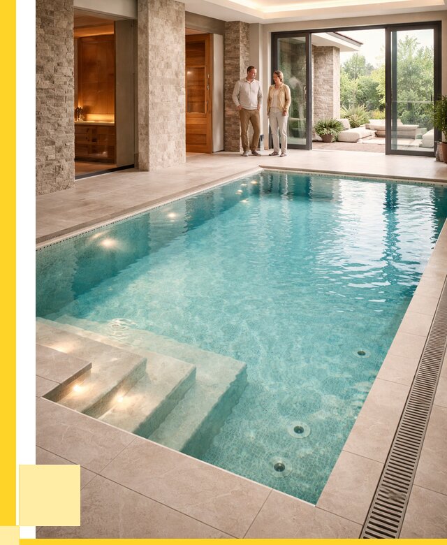 Бассейн во дворе в Севастополе: проект, отделка от 1238520 р. | ЭриданСев