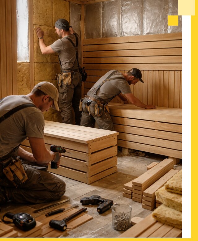 Профессиональное строительство саун под ключ в Севастополе