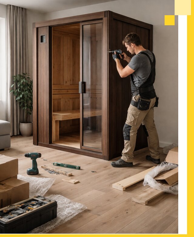 Установка и производство мини саун под ключ в Севастополе