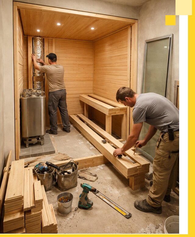 Проектирование и установка домашних саун под ключ в Севастополе