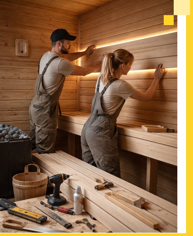 Дизайн саун и бань под ключ с индивидуальным проектом в Севастополе