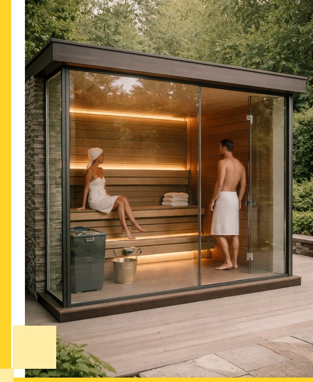 Сауна стеклянная и двери для сауны в Севастополе от 258025 р. | ЭриданСев