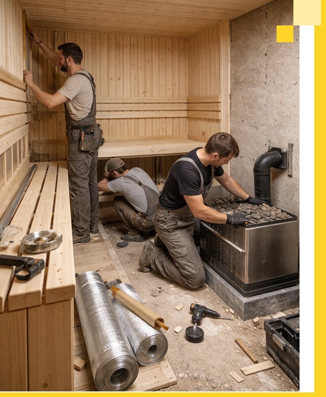 Индивидуальные сауны на заказ в Севастополе под ключ, проект и монтаж