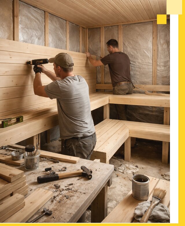 Профессиональная отделка бань и саун под ключ в Севастополе