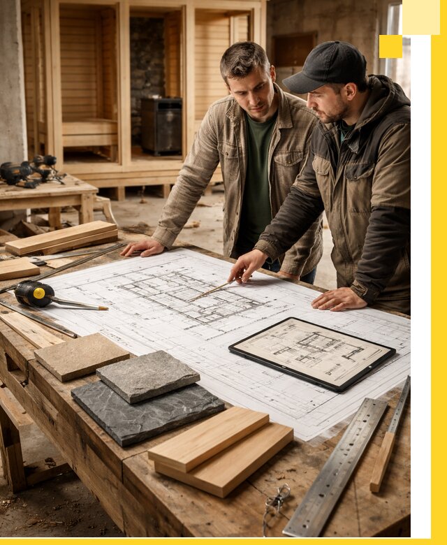 Проекты бань под ключ и планы строительства в Севастополе