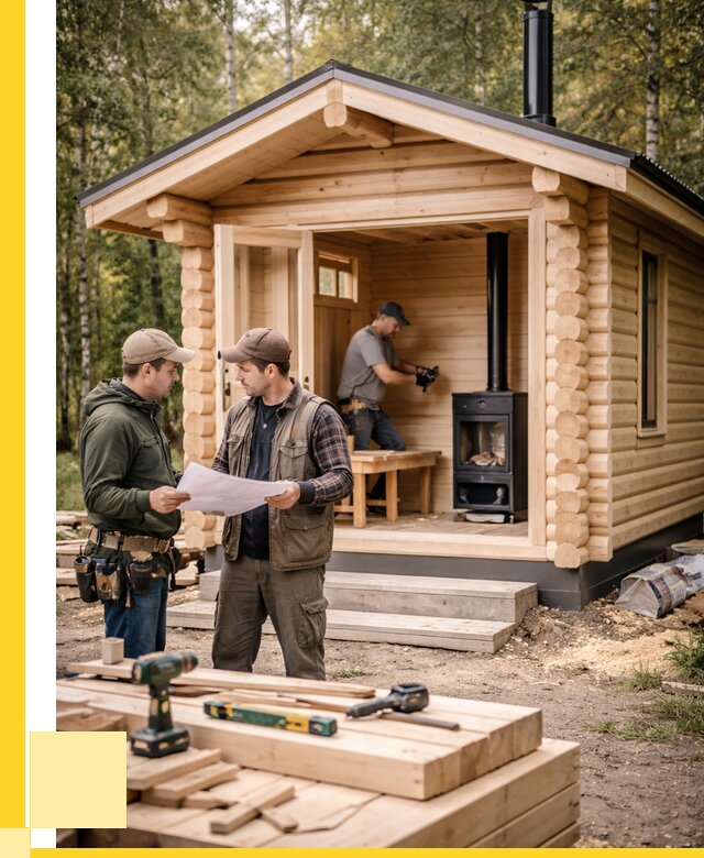 Монтаж бань под ключ в Севастополе — от 206420 р. | ЭриданСев