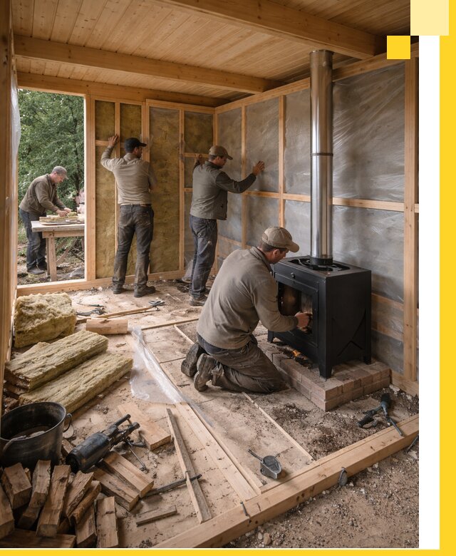 Профессиональный монтаж бань под ключ в Севастополе для дома