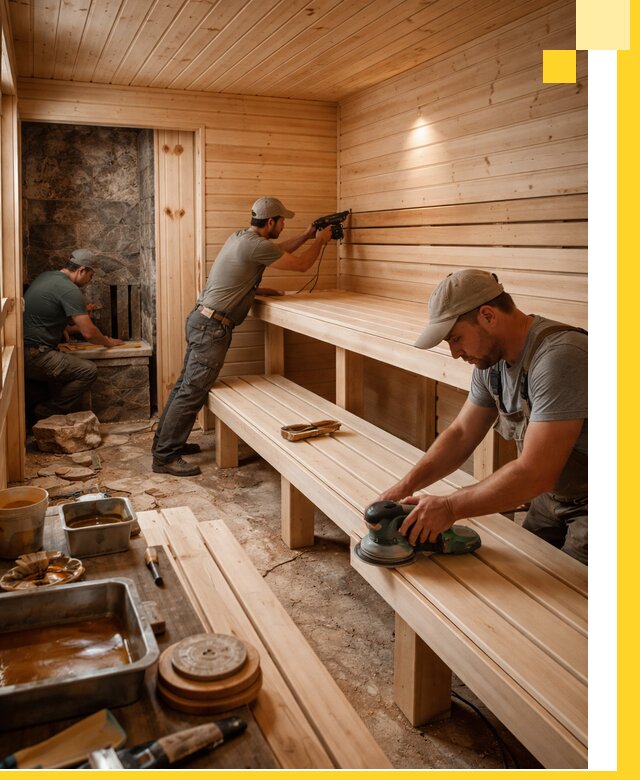 Профессиональная отделка бань в Севастополе под ключ, с гарантией