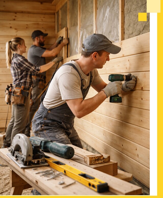 Обшивка бань под ключ в Севастополе: отделка стен и потолков