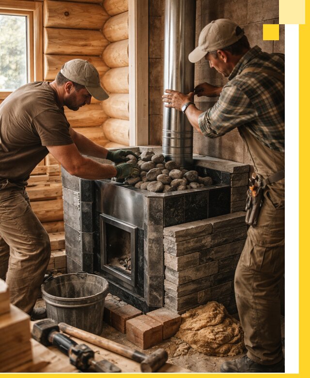 Строительство и отделка русских бань под ключ в Севастополе