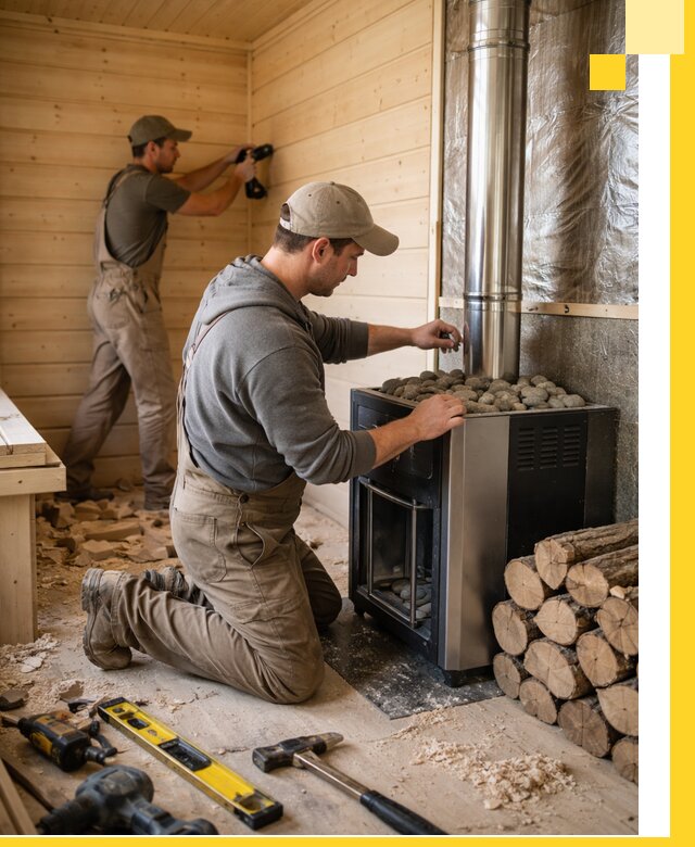 Строительство деревянных бань под ключ в Севастополе проекты и монтаж