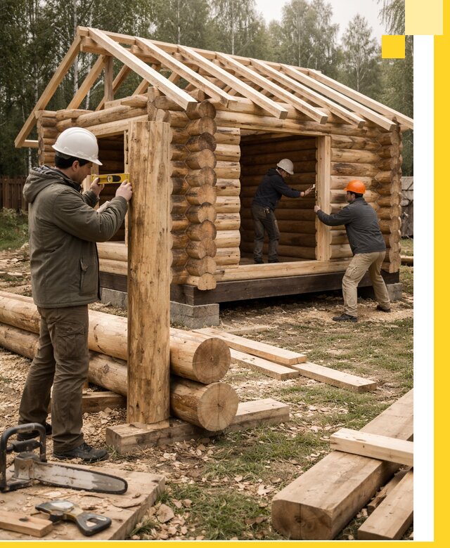 Строительство бань для дачи под ключ в Севастополе с доставкой и монтажом