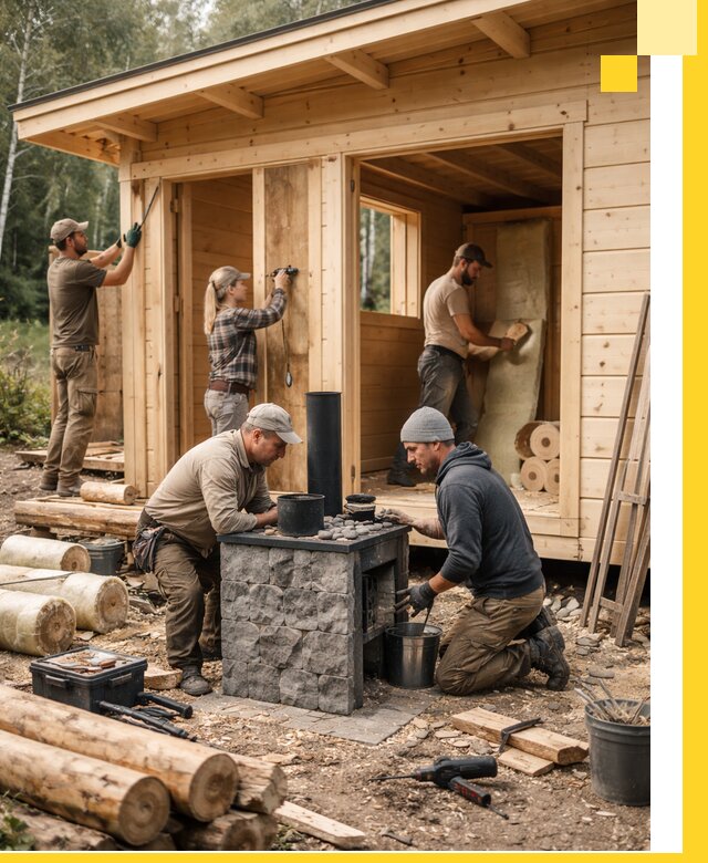 Купить баню под ключ в Севастополе строительство монтаж отделка