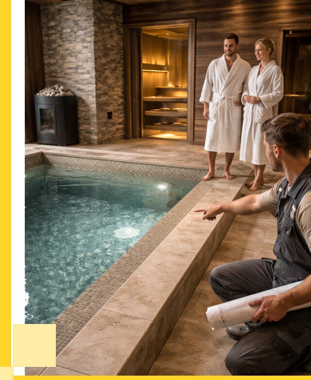 Проект бани с бассейном под ключ в Севастополе от 67087 р. | ЭриданСев