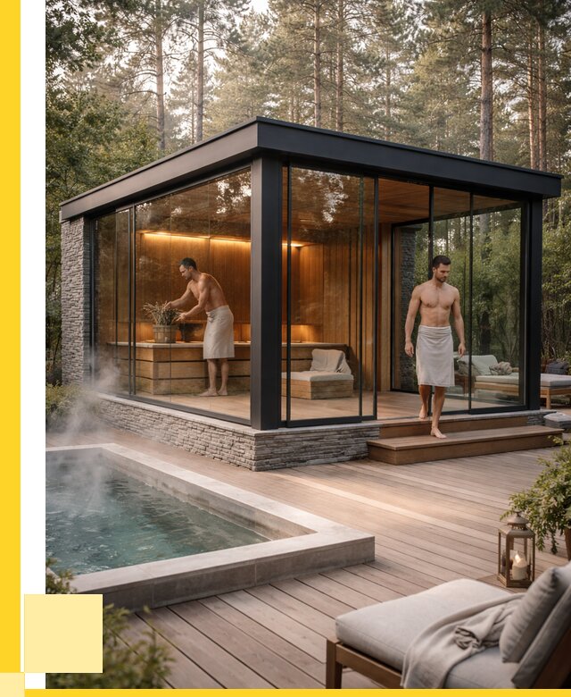 Стеклянные бани и двери в Севастополе от 464445 р. | ЭриданСев