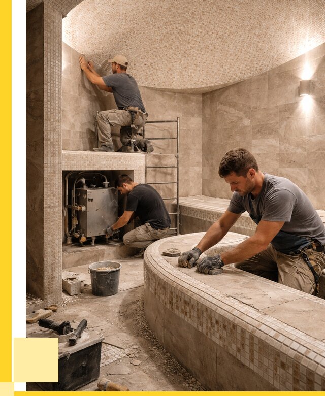 Монтаж хамамов под ключ в Севастополе от 258025 р. ЭриданСев