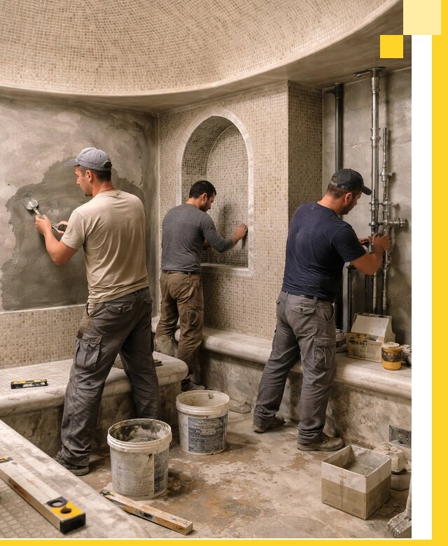 Профессиональный монтаж хамамов под ключ в Севастополе с гарантией