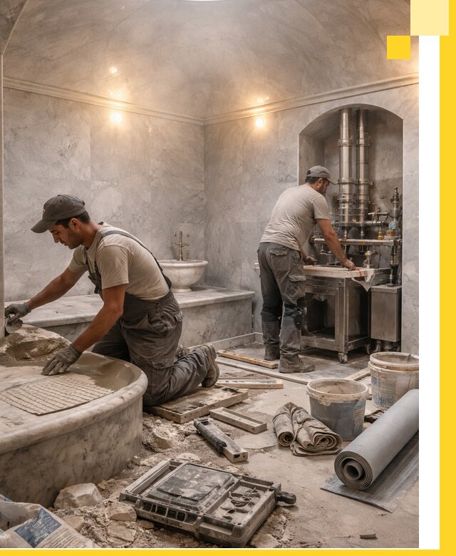 Строительство турецких бань хаммам под ключ в Севастополе